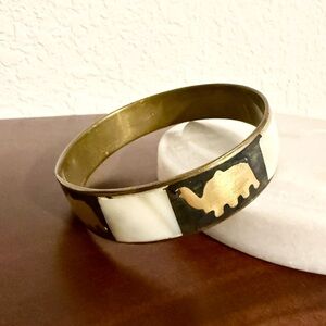 MOVING SALE | Vintage Women’s Bracelet, Antique Elephant Bangle